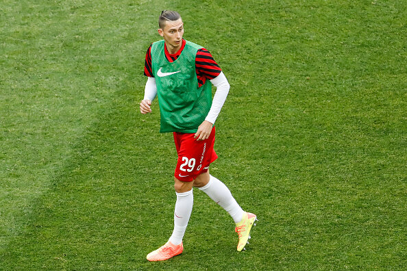 Защитник "Спартака" Илья Кутепов в этом сезоне ни разу не выходил на поле. Фото - Getty Images.