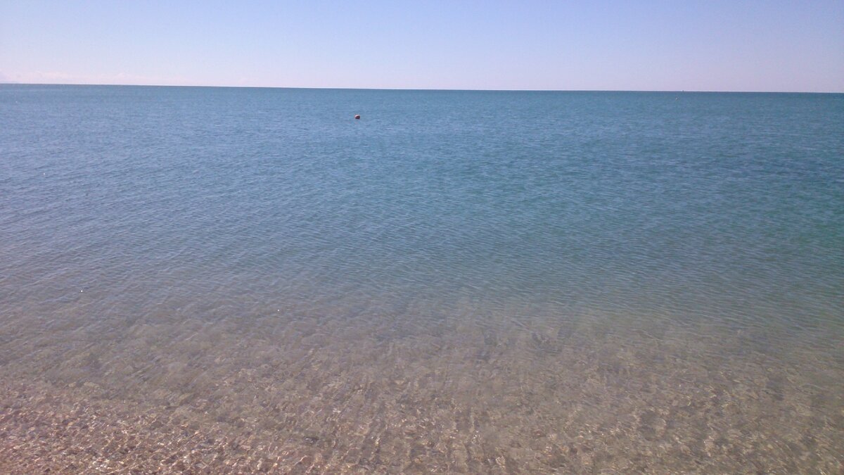 Море в Евпатории, сентябрь 2020