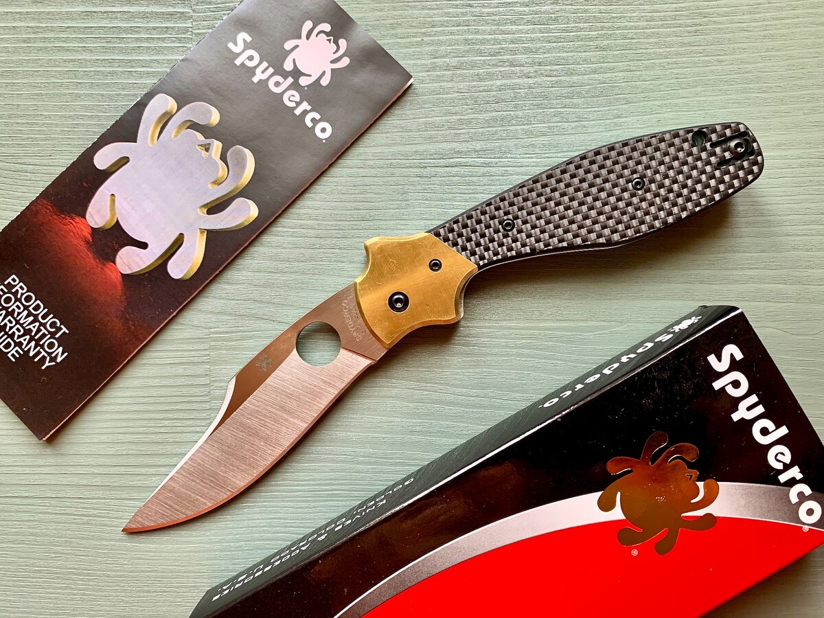 Складной нож Spyderco Schempp Bowie