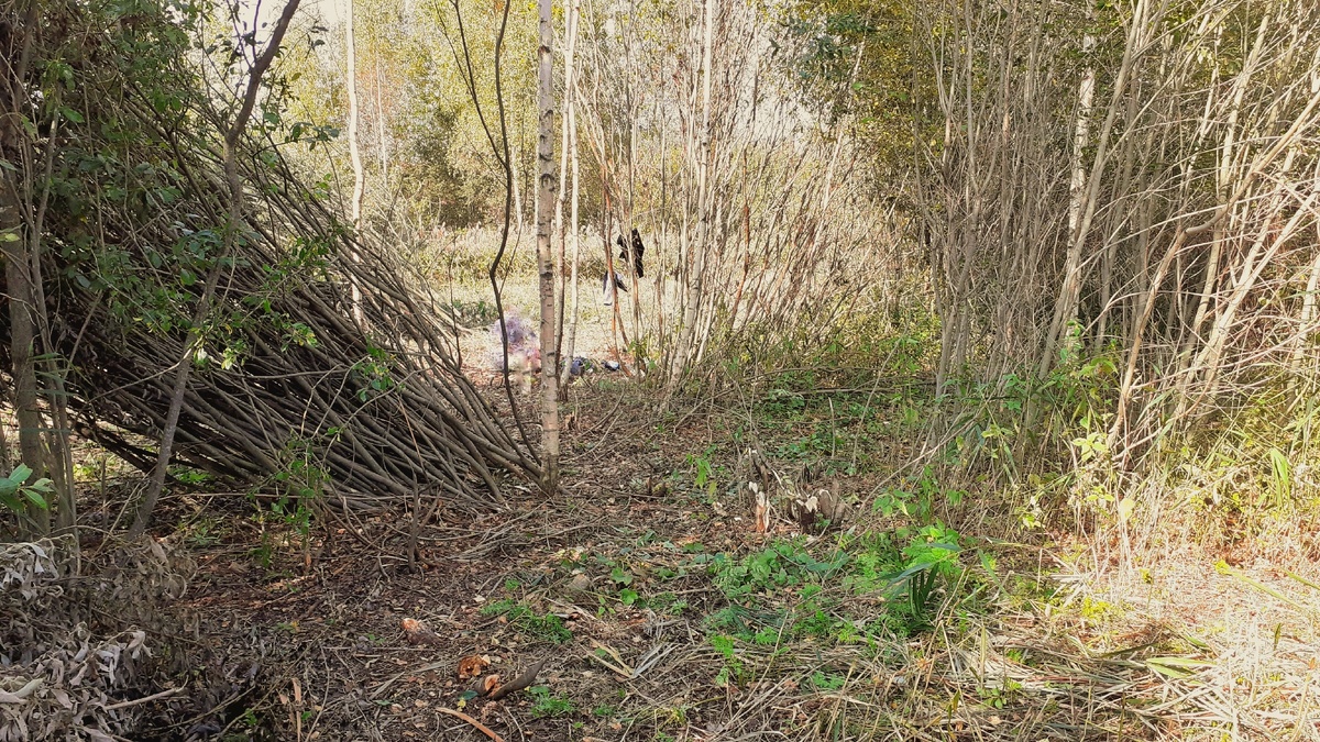 Узкий проход внутрь