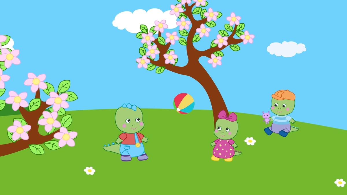 Дино друзья Весна