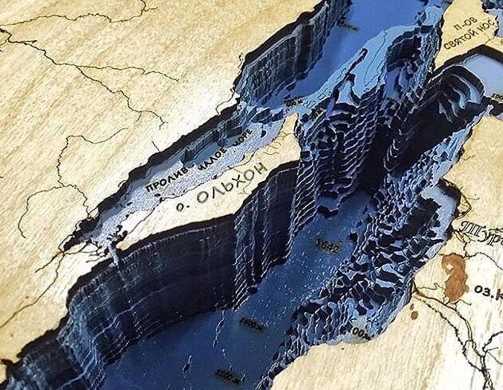 Деревянная 3-д модель