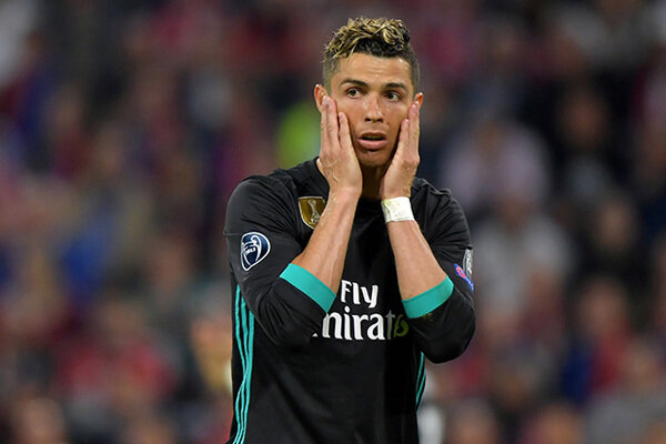 Криштиану Роналду в шоке.
