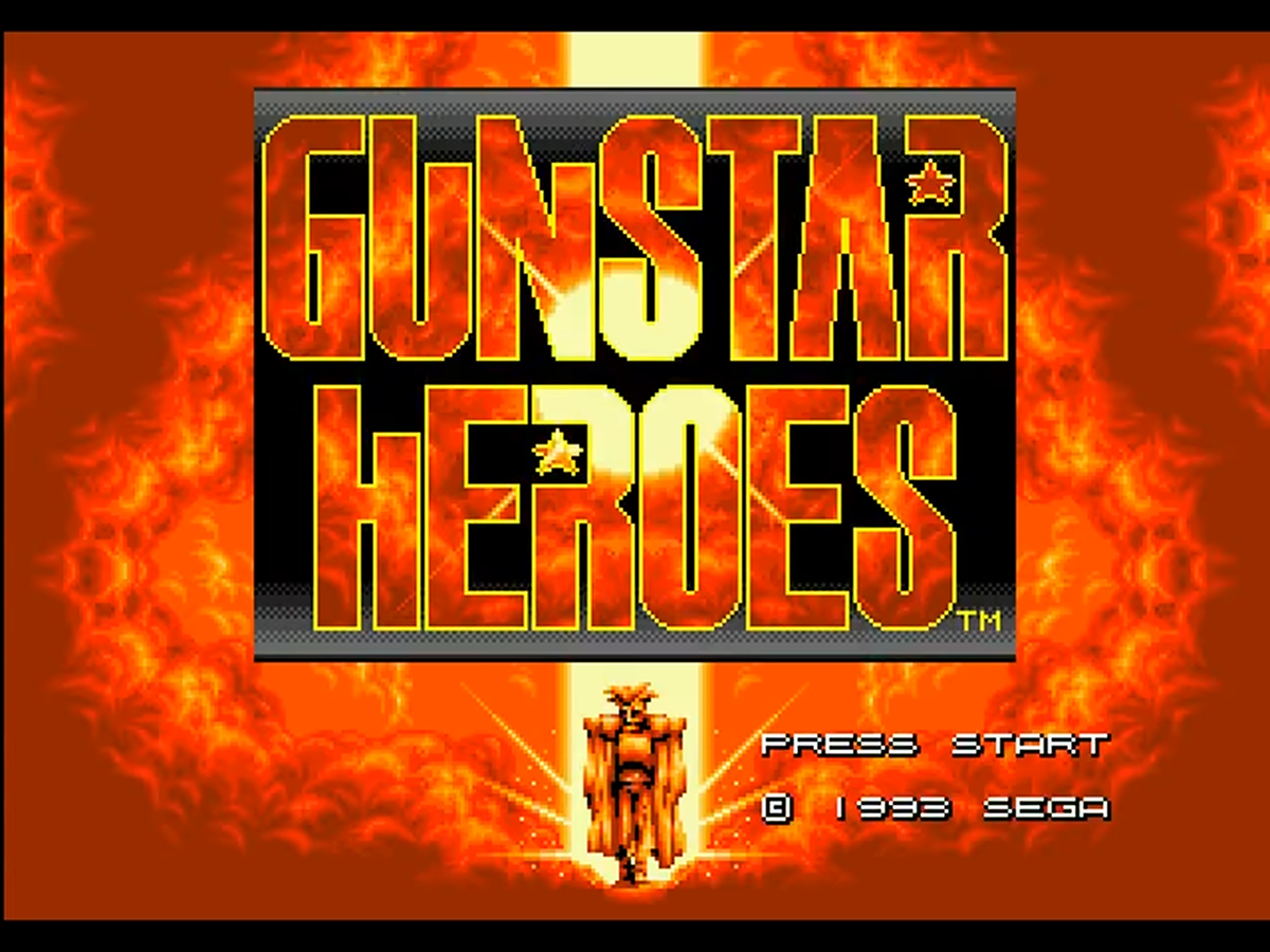 Gunstar Heroes Сега Мегадрайв
