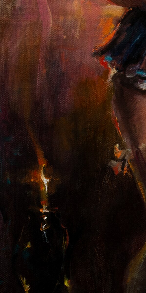 "Девушка в костюме горничной", фрагмент