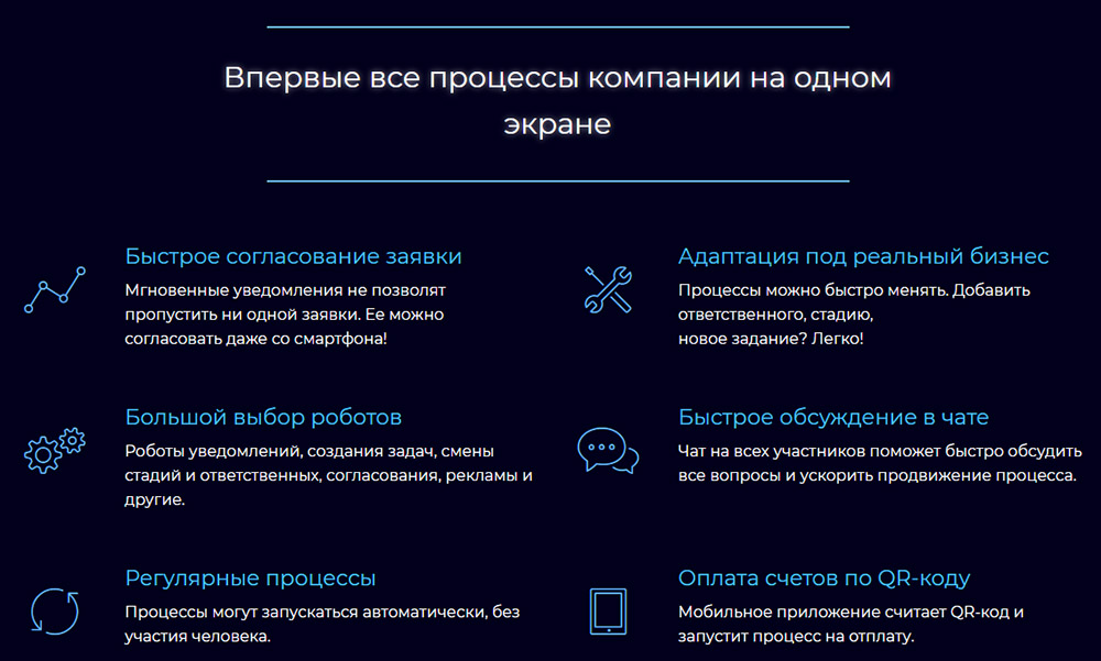 Автоматизируйте все процессы компании