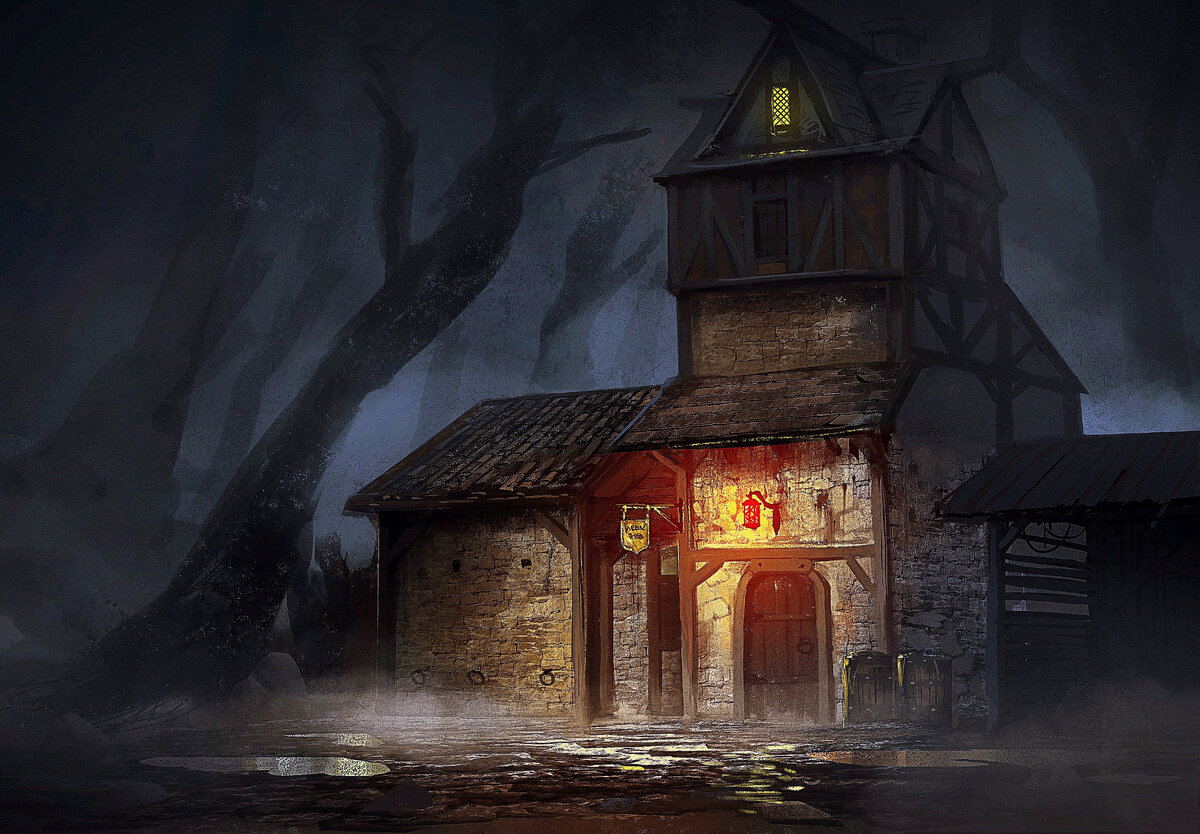 Ночная прохлада вокруг Таверны