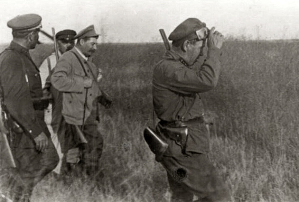 И. В. Сталин на охоте. По разным данным то  ли 1931, то ли 1933 год.