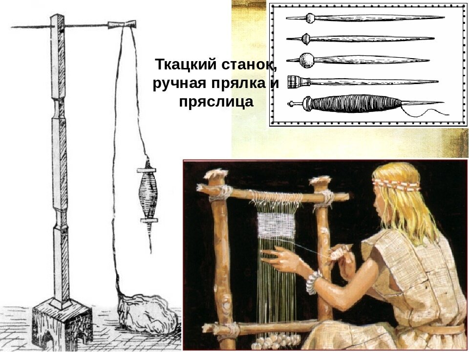 Связывают и с древним. О веретене прялке и ткацком станке. Ткацкий станок Неолит. Неолит Веретено пряслице. Пряслице и Веретено и прялка.