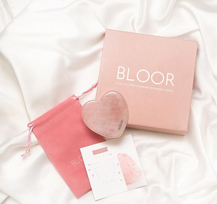 Bloor — массажный инструмент из розового кварца