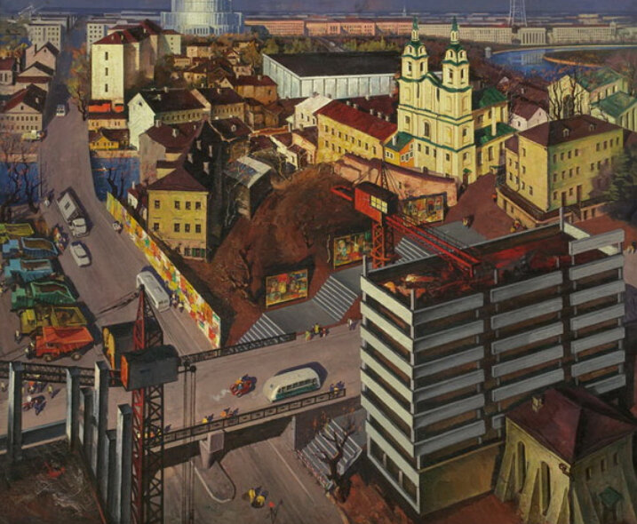 «Мой город древний, молодой» — работа белорусского художника Мая Данцига