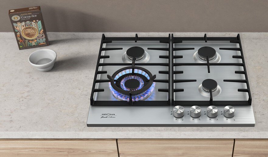Газовая варочная поверхность KRONA VETTORE 60 IX