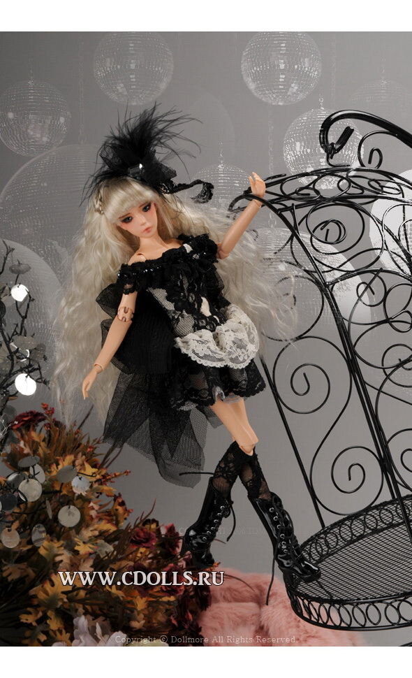  Кукла бжд Доллмор Мабилионская черная Дона с темным цветом кожи