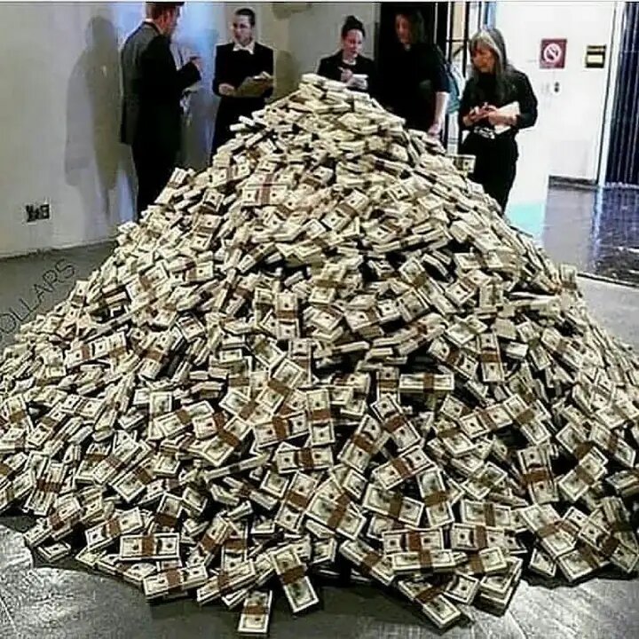 Картинку денег много денег