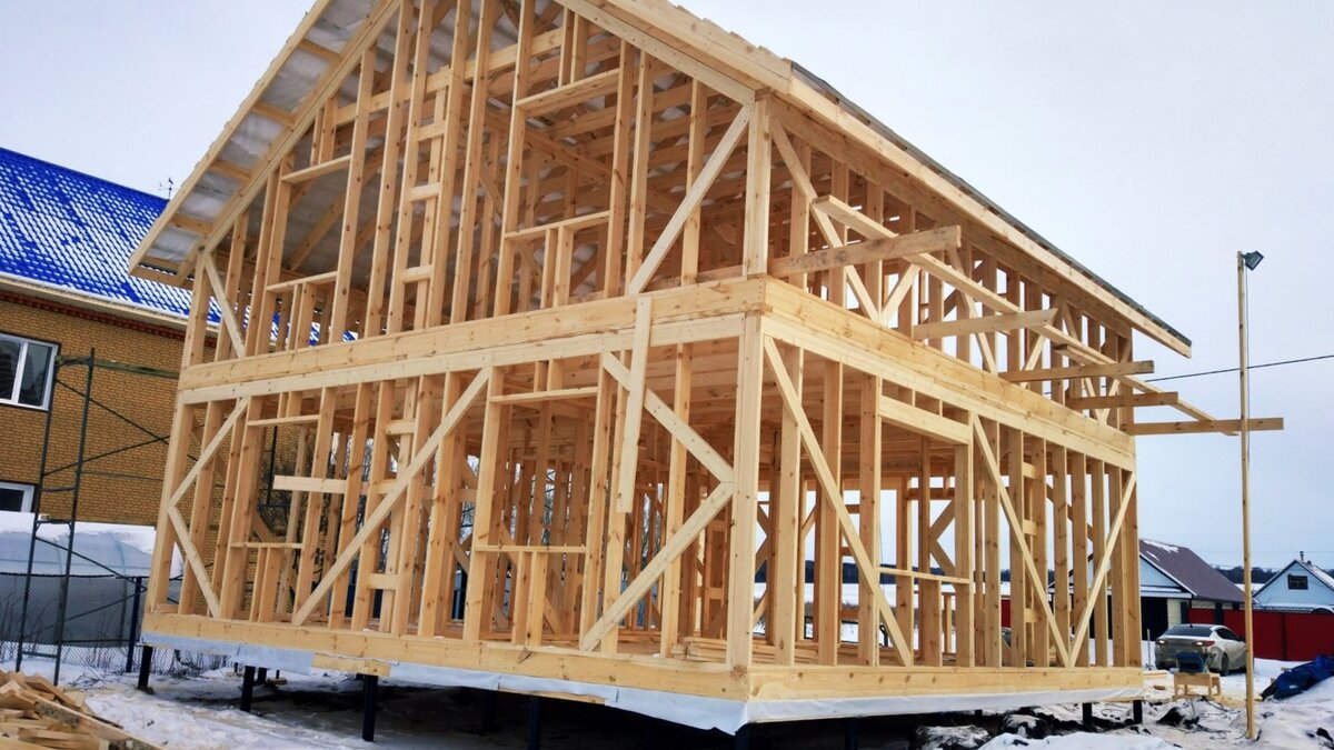 Типичный каркас дома.