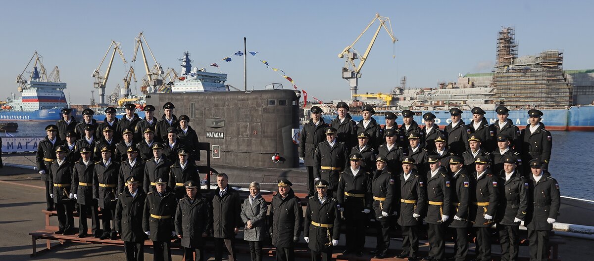 Церемония передачи лодки экипажу моряков ТОФ 12.10.2021 года, Санкт-Петербург