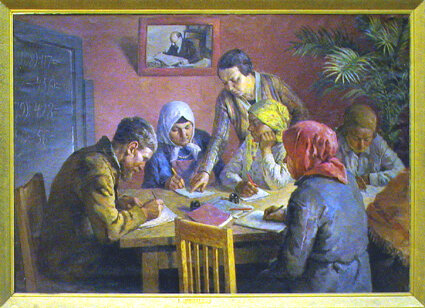 А.А. Кокель "Автопортрет" и "Ликбез" из собрания ЧГХМ