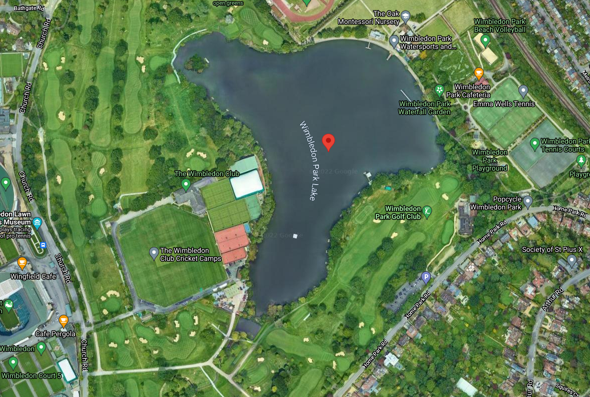 Уимблдон-Парк-Лейк. Источник: Google