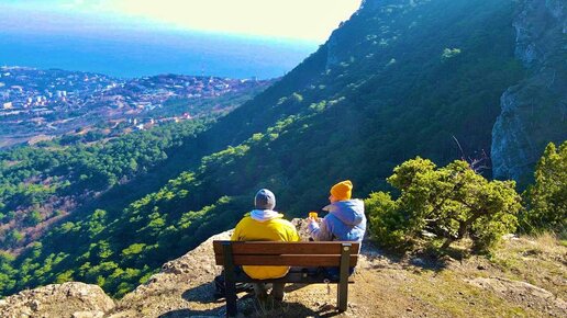 Ялта. Смотровые в горах. Тропа в ущелье Темиар. Купель Дианы. Водопады. Крым 2022