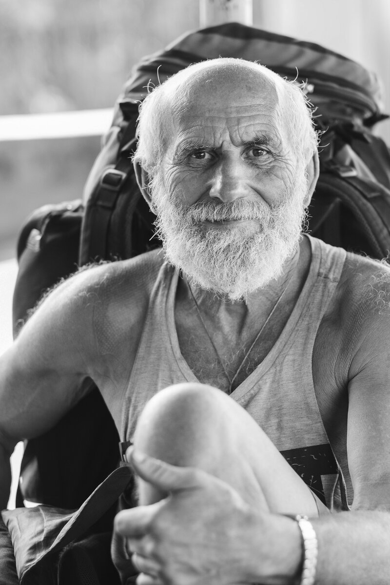 Владимир Несин, путешественник, встреча в Индии.