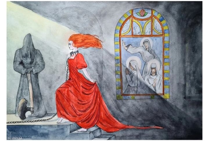 иллюстрация Ульяны Ивакиной (специально для канала Ника Марш)