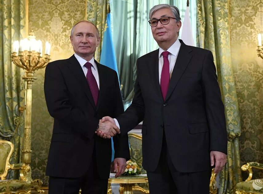В.В.Путин и К-Ж.К.Токаев. РИА Новости.