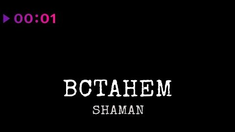 SHAMAN - встанем | Official Audio | 2022