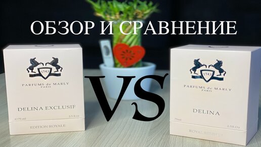 Обзор Parfums de Marly Delina Exclusif vs Delina