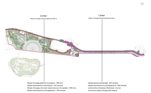 Схема планировочной организации территории (Изображение: пресс-служба администрации города Воронежа) 