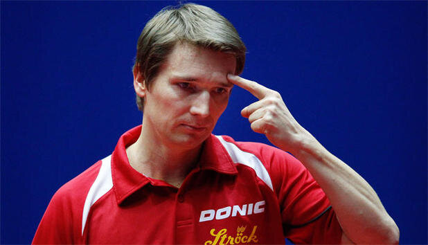 Вернер Шлягер (Австрия) чемпион мира по настольному теннису в одиночном разряде.