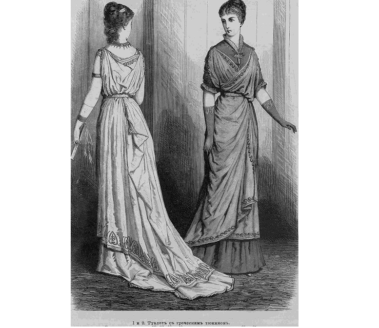 Иллюстрация из журнала "Модный свет", 1879