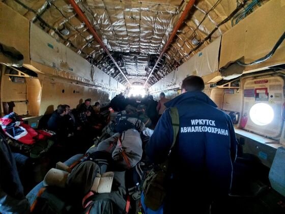    Пожарные-десантники Правительство Иркутской области