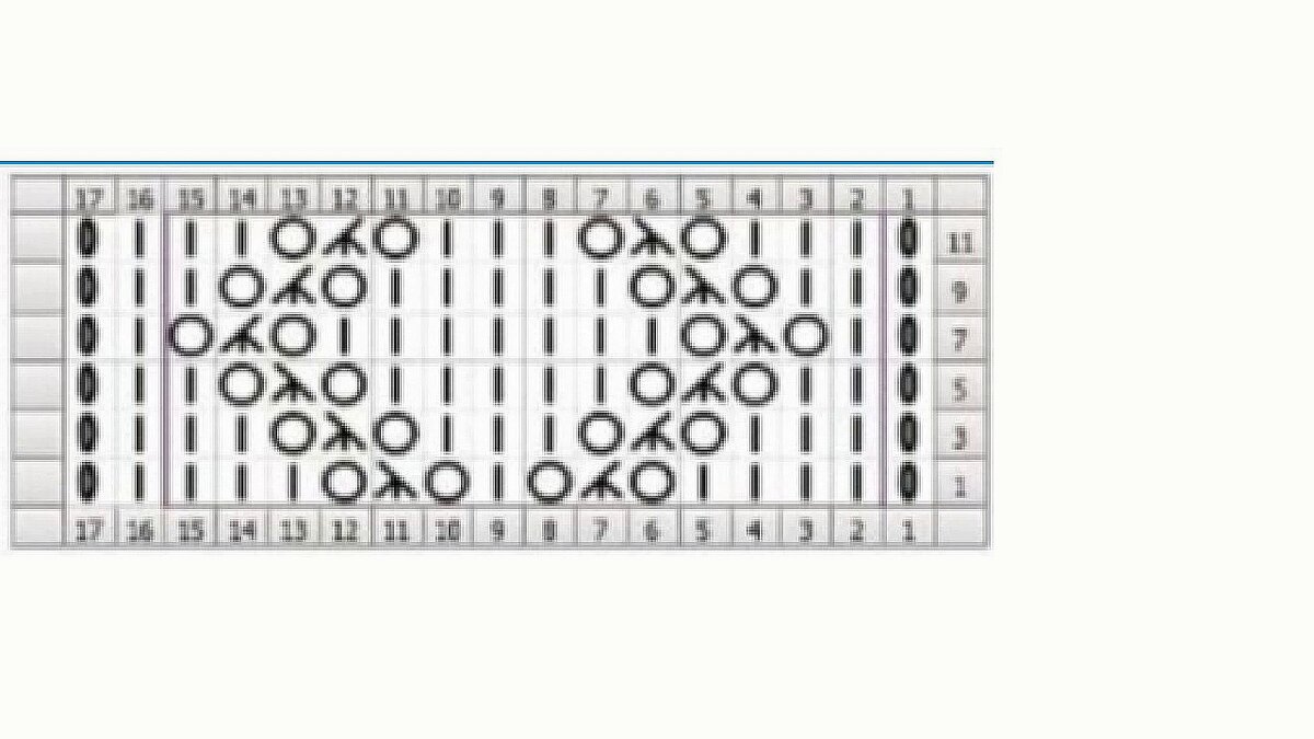 схема к узору 1