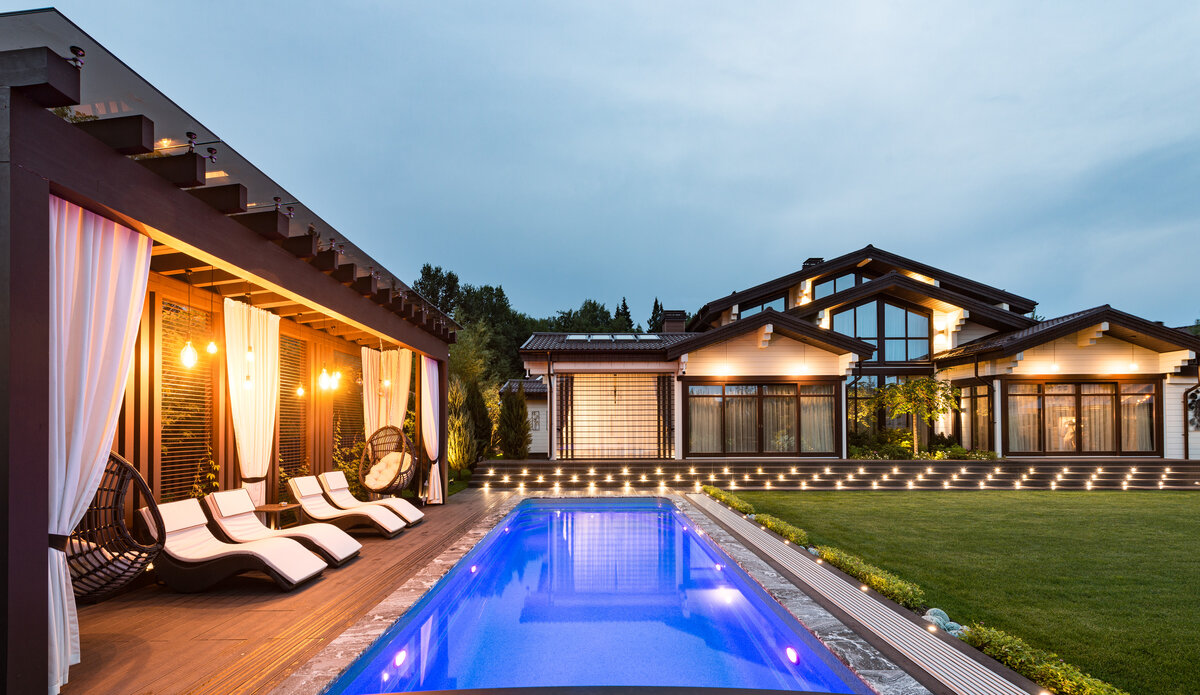    Дом в Подмосковье. Проект дизайнера Милы Стручковой. Реализация — компания Izba De Luxe., фото: Александр Камачкин