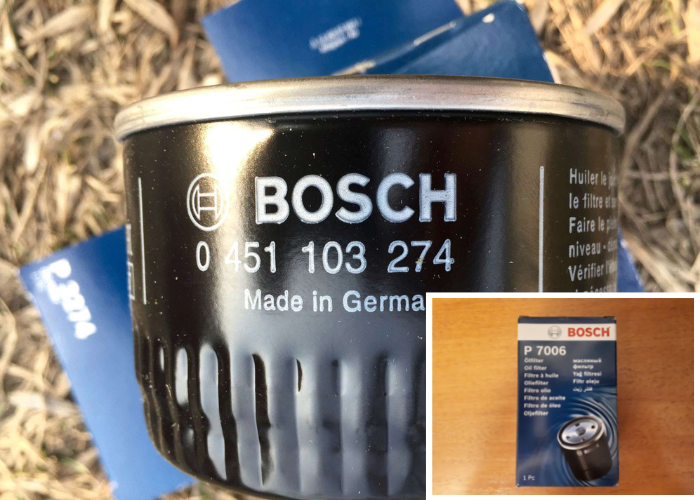 Масляные фильтры Bosch.