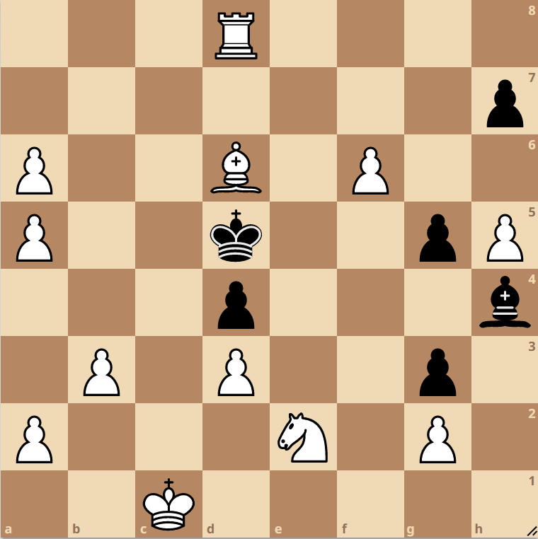 Ход белых. Мат в 4 хода. Л. Куббель