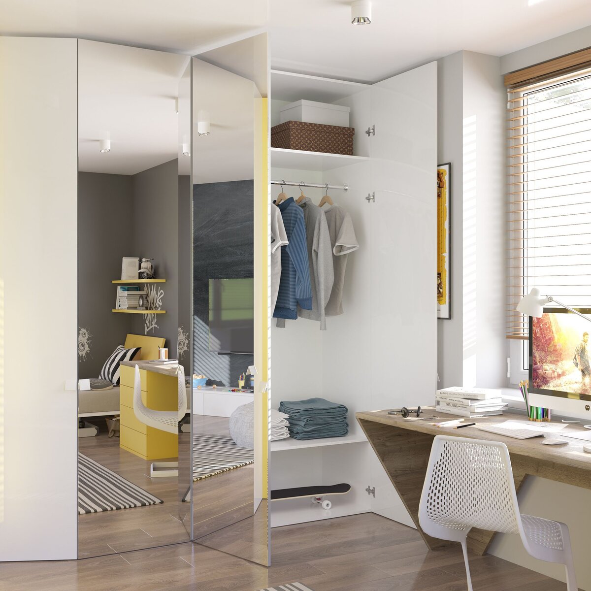 Шкаф, коллекция «Метрополитан» (арт. 096)