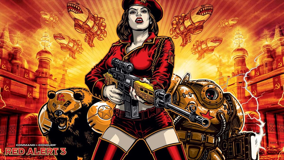 Музыка звучит в игре Red Alert 3 и исполняется американцами, так что в некоторых моментах слова могут быть вообще не понятны