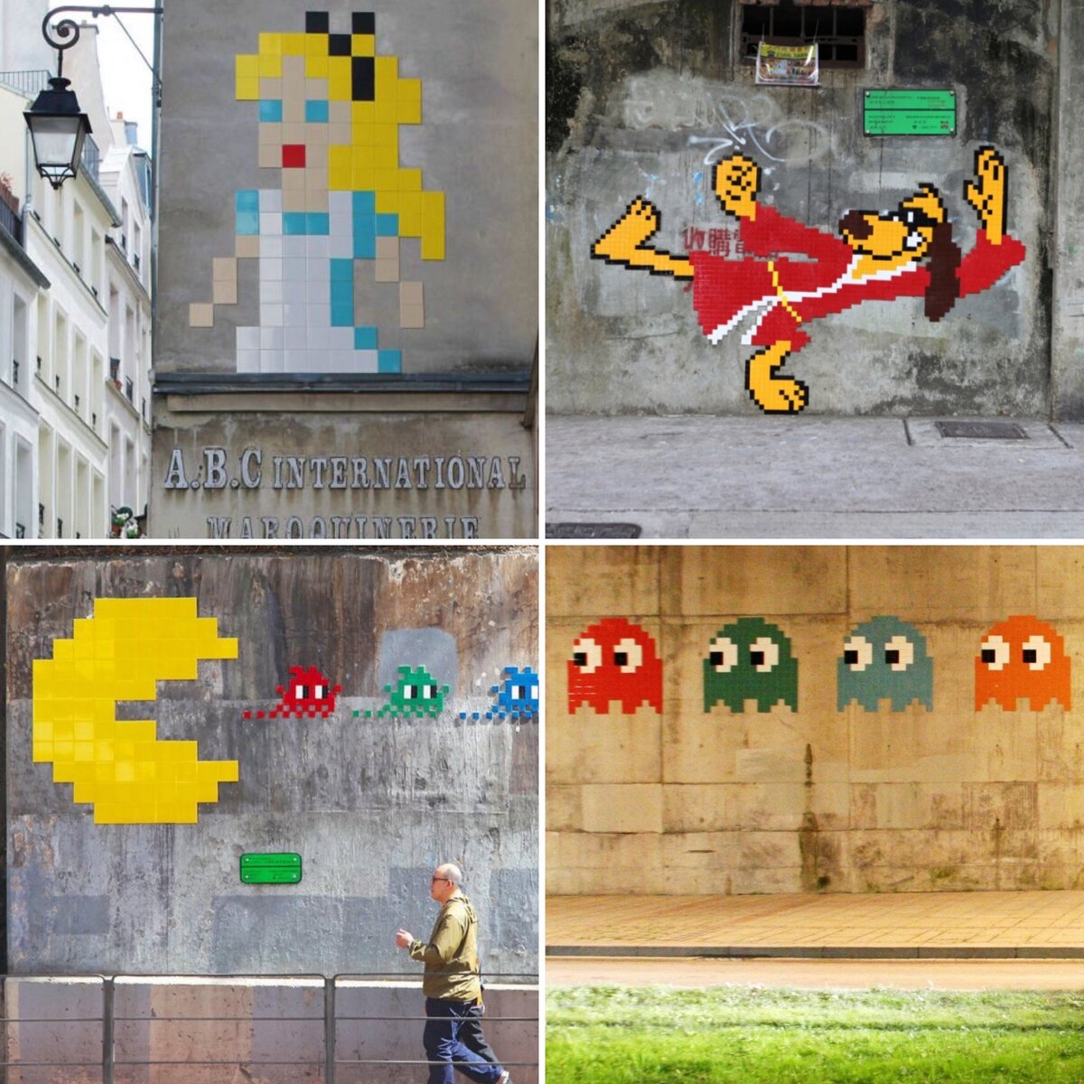 Мозаики Захватчика в разных странах 