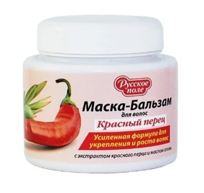 Маска для волос с красным перцем "Русское поле"