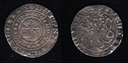 Пражский грош  Вацлава II. Источник:The original uploader was Stehule at Czech Wikipedia., CC BY-SA 3.0 <http://creativecommons.org/licenses/by-sa/3.0/>, via Wikimedia Commons