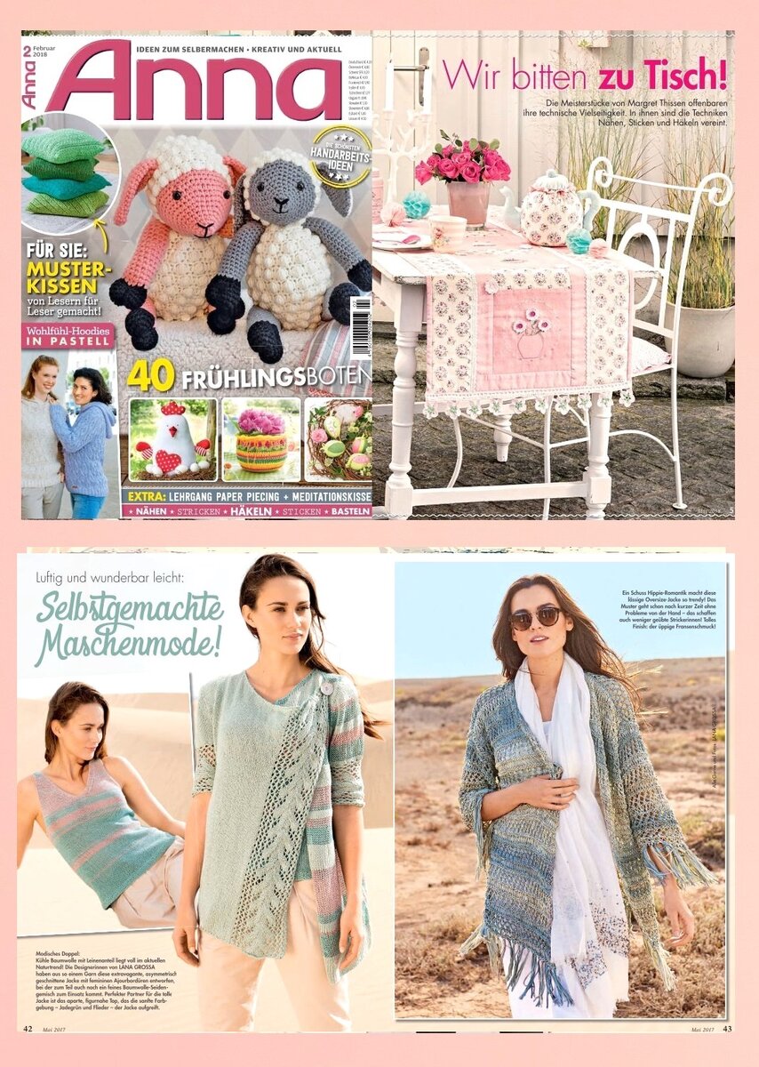 Журнал по рукоделию Анна. Источник журнал Anna. 