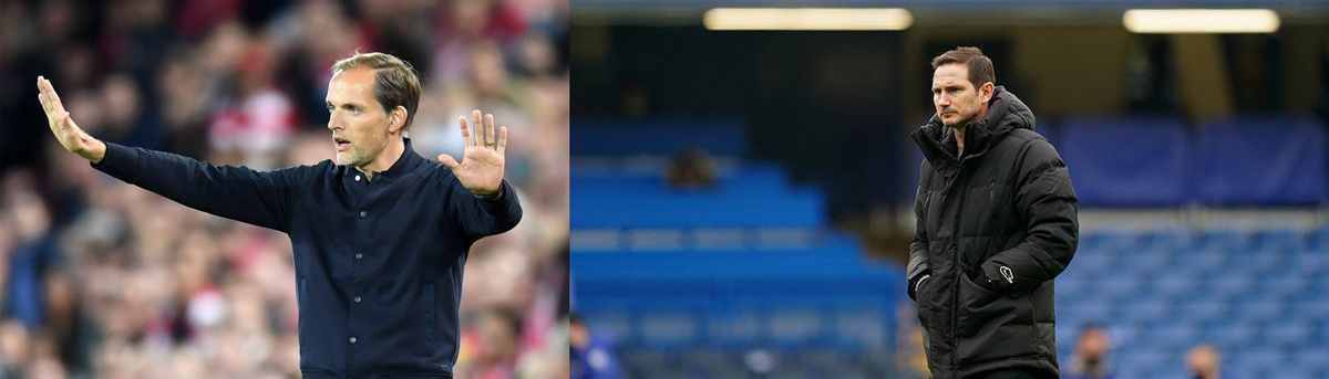 Фото с сети интернет в свободном доступе слева на право Тухель и Лэмпард