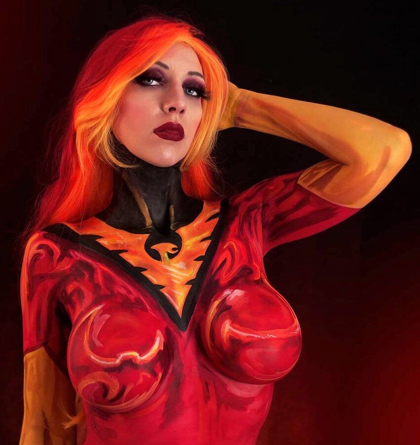 образ  феникса "Люди икс"