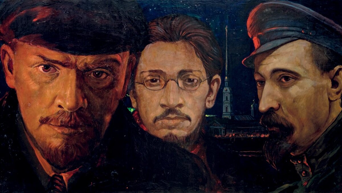 Ленин в париже картина