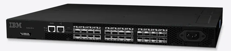 Коммутатор Storage Networking SAN24B-6 поддерживает скорость Fibre Channel 32 Гбит/с