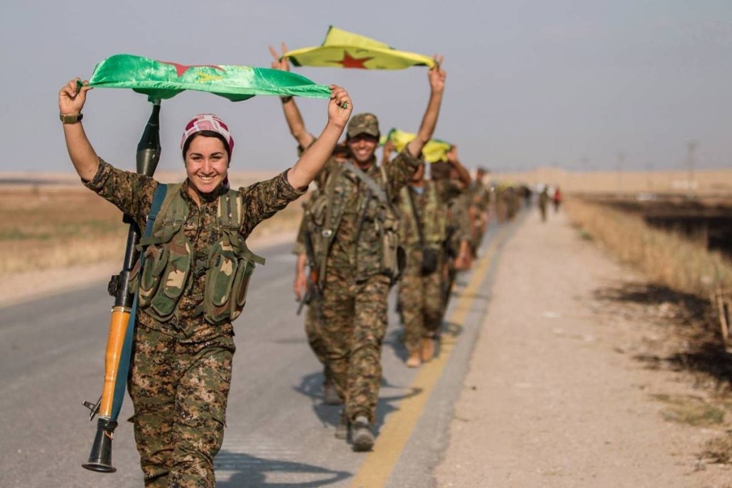 Бойцы YPG - отрядов Народной Самообороны