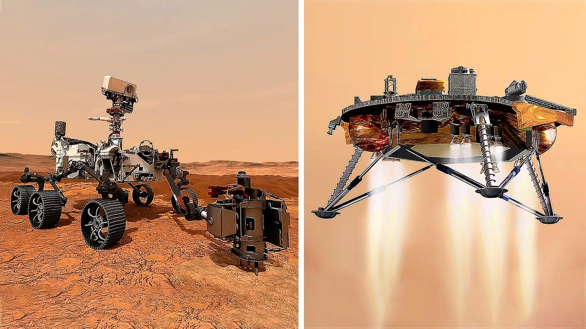 Perseverance Rover на Марсе