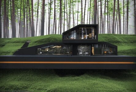 Таинственная «Черная вилла» – концепт загородного особняка в заповедных лесах Нью-Йорка от архитектора Reza Mohtashami.