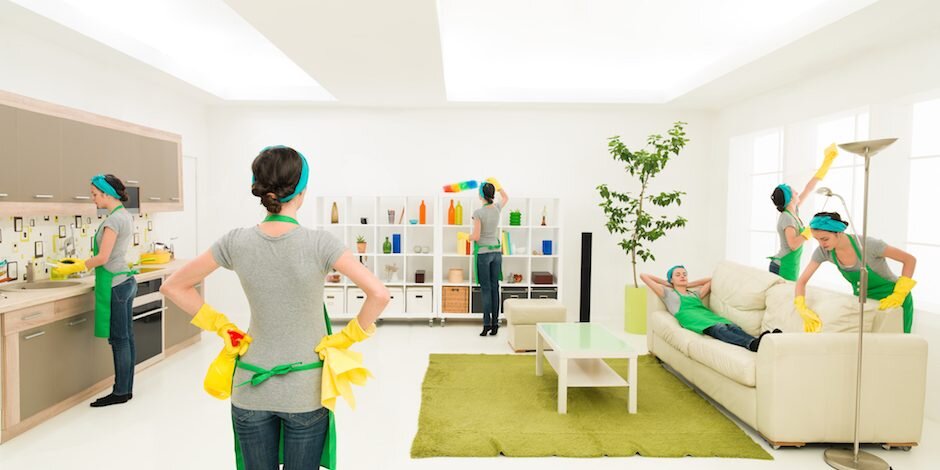 Провела генеральную уборку